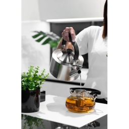 Czajnik z gwizdkiem Vialli Design DIAMANTE 1,5L (stal matowa) 27855 - miniatura 7