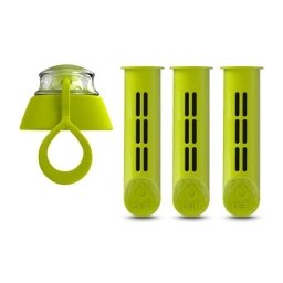 Filtr do butelki DAFI zielony (3szt. + nakrętka) - miniatura 1