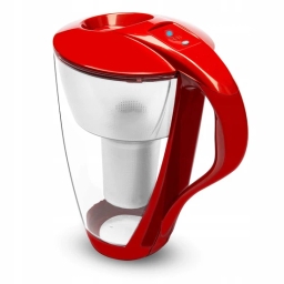 Dzbanek filtrujący szklany Dafi Crystal LED +1 filtr Classic (czerwony) - miniatura 7