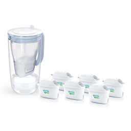 Dzbanek filtrujący Brita Glass +6 filtr Maxtra PRO Pure Performance (niebieski) - miniatura 1