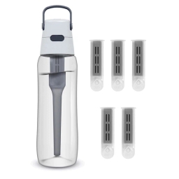 Butelka filtrująca Dafi SOLID 0,7L +6 wkładów filtrujących (jeansowa / niebieska) - miniatura 1