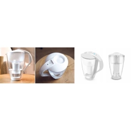 Dzbanek filtrujący szklany Dafi Crystal LED +1 filtr Classic (biały) - miniatura 14