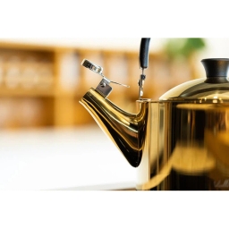 Czajnik z gwizdkiem Vialli Design DIAMANTE 1,5L (złoty, polerowany) 29187 - miniatura 4