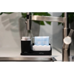 Organizer kuchenny z dozownikiem na płyn Vialli Design LIVIO DUO (czarny) 28296 - miniatura 3