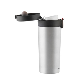 Kubek termiczny do kawy i herbaty Vialli Design FUORI 400ml (stalowy) 28029 - miniatura 3