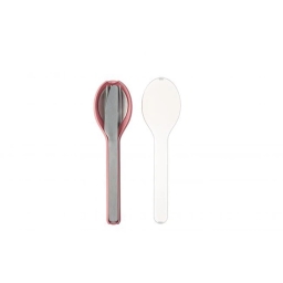Zestaw 3 sztućców (nóż, widelec, łyżka) Ellipse Nordic Pink 105760076700 (różowe) - miniatura 2