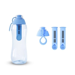 Butelka filtrująca DAFI 0,3L +3 filtry (niebieska) - miniatura 2