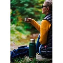 Termos turystyczny z kubkiem Vialli Design FUORI 1000ml (zielony) 27640 - miniatura 6