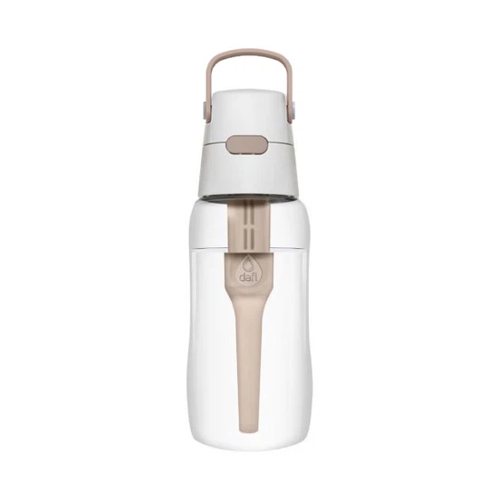 Butelka filtrująca Dafi SOLID 0,5 l z wkładem filtrującym (cappuccino / brązowa) - miniatura 1