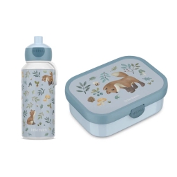 Zestaw śniadaniowy dziecięcy Mepal Campus Forest Friends 107410165408 (lunchbox + bidon) - miniatura 1