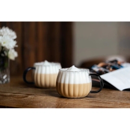 Szklanki termiczne do kawy z uchem Vialli Design TULIP 350 ml (4 szt.) 31203 - miniatura 5