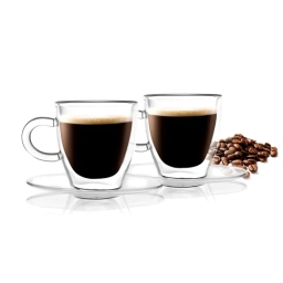 Szklanki termiczne do kawy espresso Vialli Design AMO 50ml (4szt.) 23055 - miniatura 2
