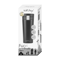 Kubek termiczny do kawy i herbaty Vialli Design FUORI 400ml (grafitowy) 27671 - miniatura 4