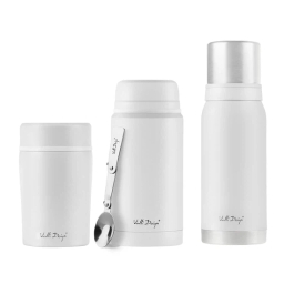 Zestaw termos Vialli Design FUORI (500ml+750ml+1000ml) - biały - miniatura 1