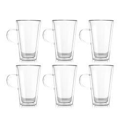 Szklanka termiczna do kawy i herbaty Vialli Design AMO 320ml 23024 (6szt.) - miniatura 1