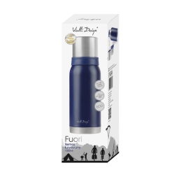 Termos turystyczny Vialli Design FUORI 1000ml (granatowy) 27657 - miniatura 3