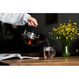 Zaparzacz do herbaty Vialli Design EVA 800ml 1630 (srebrny) - miniatura 5