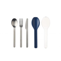 Zestaw 3 sztućców (nóż, widelec, łyżka) Ellipse Nordic Denim 105760016800 (granatowe) - miniatura 1