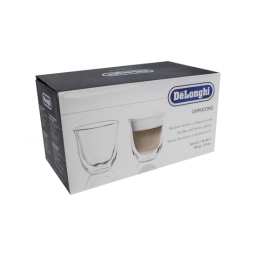 Zestaw szklanek termicznych do cappuccino DeLonghi 5513214601 (2szt.) - miniatura 3