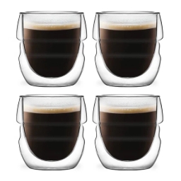 Szklanki termiczne do kawy espresso Vialli Design SFERICO 70ml (4szt.) 27947 - miniatura 1