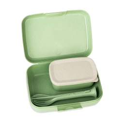 Lunchbox + sztućce Koziol CANDY READY 7272703 (zielony) - miniatura 1