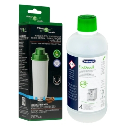 Zestaw do konserwacji ekspresu DeLonghi (filtr CFL-950B + odkamieniacz EcoDecalk 500ml) - miniatura 1