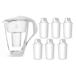Dzbanek filtrujący Dafi Crystal (biały) +6 filtrów Dafi Classic - miniatura 1