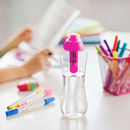 Butelka filtrująca DAFI 0,3L +1 filtr w zestawie (różowa) - miniatura 4