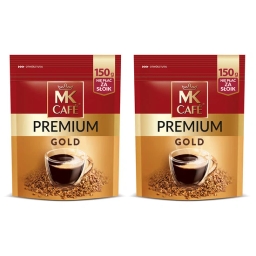Kawa rozpuszczalna MK Cafe Premium Gold 2 x 150 g (doypack) - miniatura 1