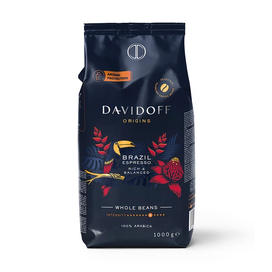 Kawa ziarnista Davidoff Omni Roast + Brasil, zestaw 2 kg - miniatura 3