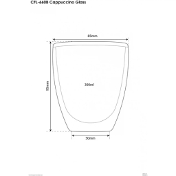 Szklanki termiczne do cappuccino FilterLogic CFL-660 (6szt.) - miniatura 8