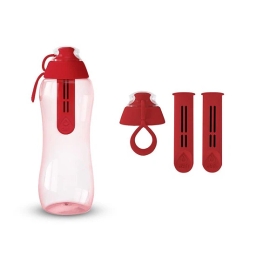 Butelka filtrująca DAFI 0,3L +3 filtry (czerwona) - miniatura 2