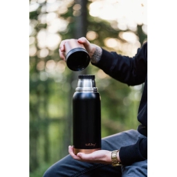 Termos turystyczny Vialli Design FUORI 1000ml (czarny gold rose) 28098 - miniatura 5