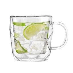 Szklanka termiczna kubek do kawy Vialli Design GEO 450ml 28517 - miniatura 2