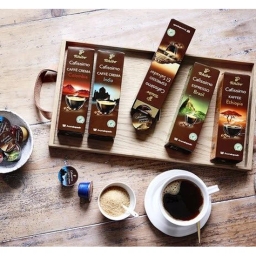 Zestaw kapsułek Tchibo Cafissimo: Espresso Intense Aroma + Elegant Aroma + Brasil + Salvador (40szt.) - miniatura 14