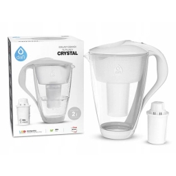 Dzbanek filtrujący szklany Dafi Crystal LED +1 filtr Classic (biały) - miniatura 7