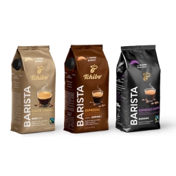 Kawa ziarnista Tchibo Barista Espresso + Caffe Crema + Espresso DARK 3kg - miniatura 1