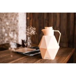 Termos z wkładem szklanym Vialli Design GEO 1L (kremowy) 27480 - miniatura 6