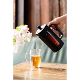 Zaparzacz do herbaty Vialli Design LIVIO 1000 ml 0725 (czarny) - miniatura 5