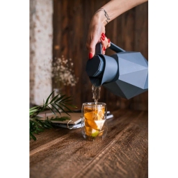 Termos z wkładem szklanym Vialli Design GEO 1L (grafitowy) 27503 - miniatura 3