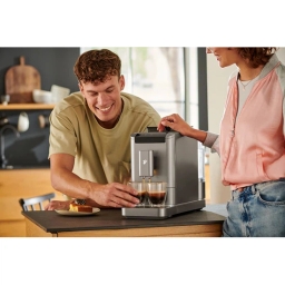 Ekspres ciśnieniowy do kawy Tchibo Esperto 2 Caffe Titanium Silver - miniatura 6