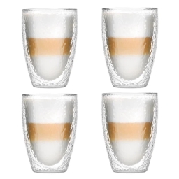 Szklanki termiczne do kawy Vialli Design ALESSIA 350ml (4szt.) 28494 - miniatura 1