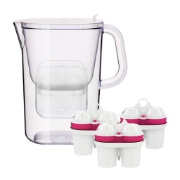 Dzbanek filtr BWT AQUAlizer Baseligth 2,6 l + 3 wkłady Mg2+ (biały) - miniatura 1