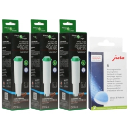 Zestaw do konserwacji ekspresu Jura: 3x filtr CFL-801B + tabletki czyszczące 62715 - miniatura 1