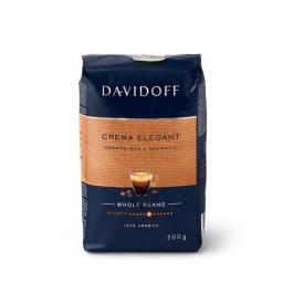 Kawa ziarnista premium Davidoff Cafe Crema Elegant 500g - miniatura 1