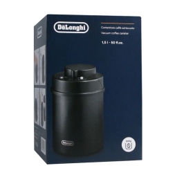 Pojemnik próżniowy na kawę DeLonghi DLSC071 AS00003083 (czarny) - miniatura 2