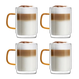 Szklanki termiczne do kawy Vialli Design AMBER 350ml (4szt.) - miniatura 1
