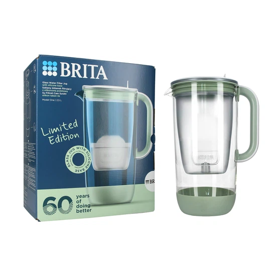 Dzbanek filtrujący Brita Glass +1 filtr Maxtra PRO Pure Performance (miętowy) - miniatura 2