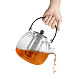 Zaparzacz do herbaty Vialli Design VOLARE 1000ml 1753 (srebrny) - miniatura 2