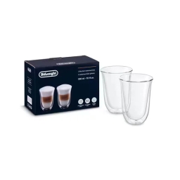 Zestaw szklanek termicznych do latte DeLonghi 5513284171 DLSC312 (2szt.) - miniatura 1